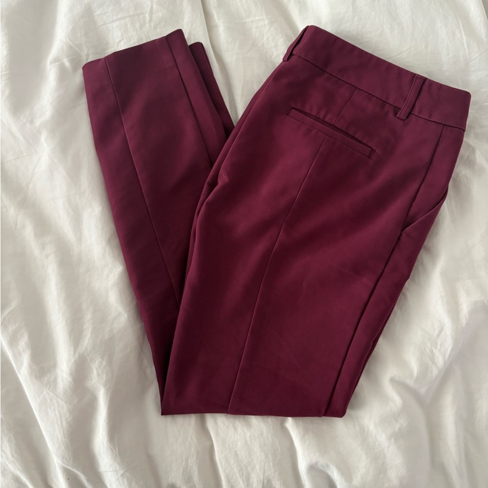 Express Columnist Burgundy trousers